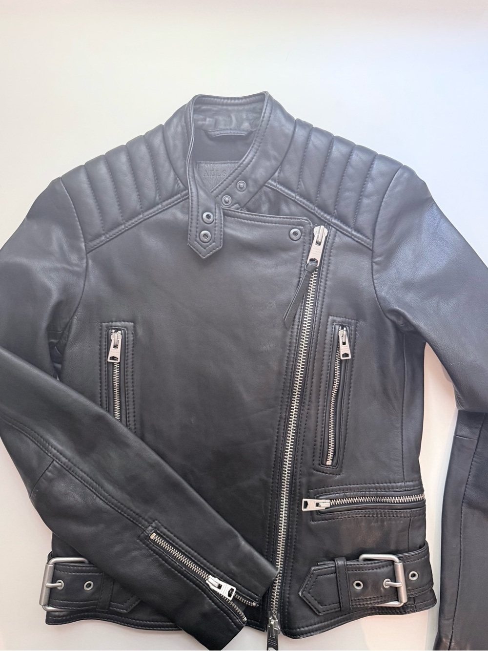 All Saints moto jacket NEW - Picture 6 of 9